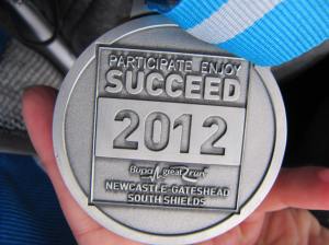 2012 GREAT NORTH RUN Half Marathon, NSPCC